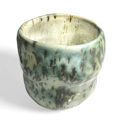 Sansekop - keramik kop - Grn plet