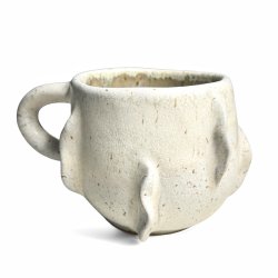 Ballerina - keramik kop - hvid