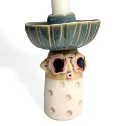 Lysestage - REKRUT No. 116 - keramik figur 