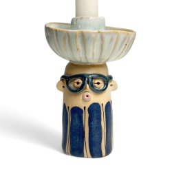 Lysestage - REKRUT No. 118 - keramik figur 