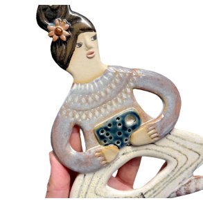 Kaffestund - keramik dame vgophng - Majse