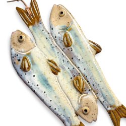 Sardiner i stime - keramik vgophng - Gylden