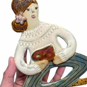 Kaffestund - keramik dame vgophng - Juliane