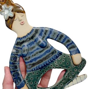 Yoga dame - keramik vgophng - Line