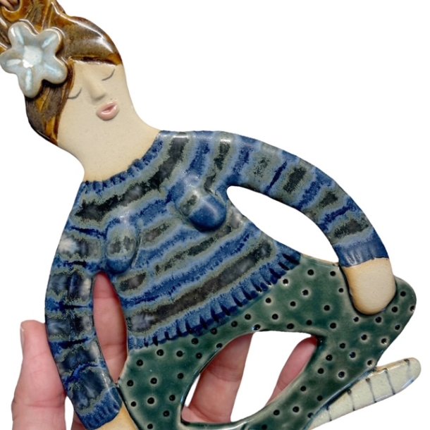 Yoga dame - keramik vgophng - Line