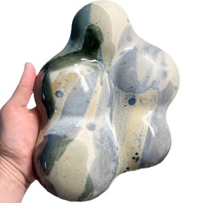 Lille Bubbles - keramik relief - Hav og strand