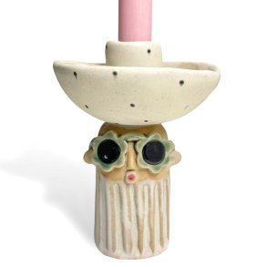 Lysestage - REKRUT No. 122 - keramik figur 