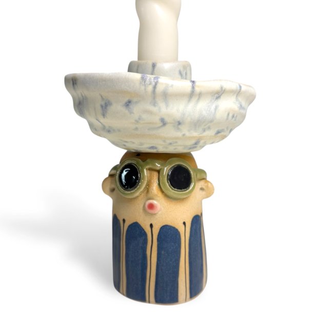 Lysestage - REKRUT No. 120 - keramikfigur 