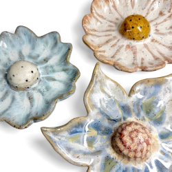 Klematis blomst - Keramik vgophng - 22