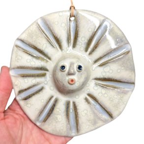 Lille sol - keramik vgophng - bl