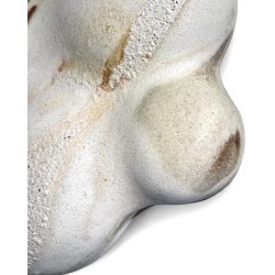 Bubbles - keramik relief - Gylden creme