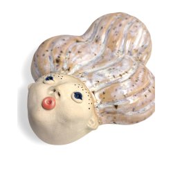 Plettet hr - keramik vgfigur