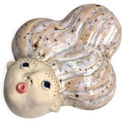 Plettet hr - keramik vgfigur