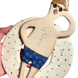 Strandlve i badering - Prikket 