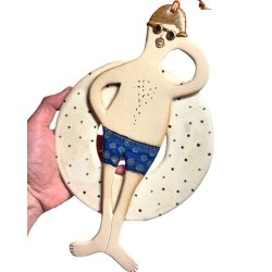 Strandlve i badering - Prikket 