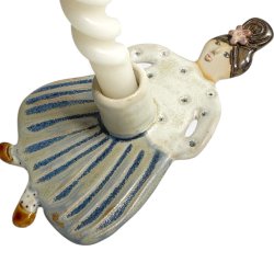 Kvinden med lyset - lysestage - Mathilde