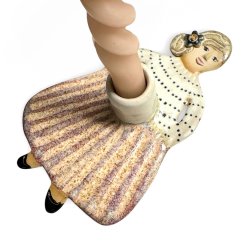 Kvinden med lyset - lysestage - Dorthe