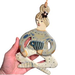 Hyggestund - keramik dame vgophng - Maya