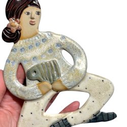 Hyggestund - keramik dame vgophng - Michelle