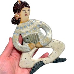 Hyggestund - keramik dame vgophng - Michelle