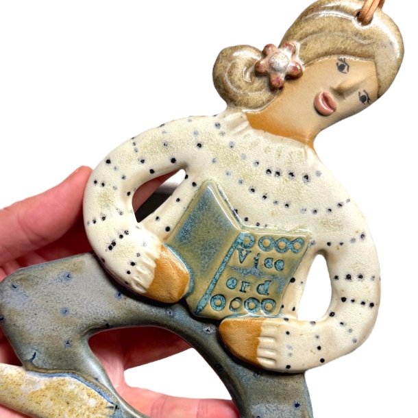 Lselyst - Keramik vgophng - Lilje