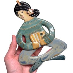 Hyggestund - keramik dame vgophng - Ofelia