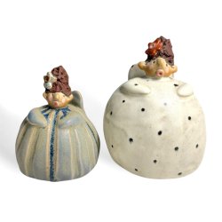 Kugleengel med hjt hr - stor - Prik