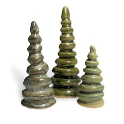 Keramik juletr - 3 stk. st (3)