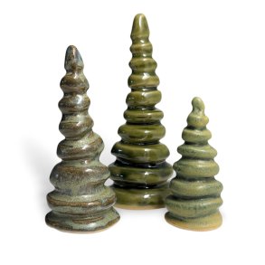 Keramik juletr - 3 stk. st (3)