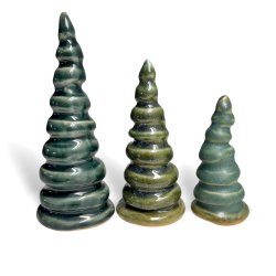 Keramik juletr - 3 stk. st (2)