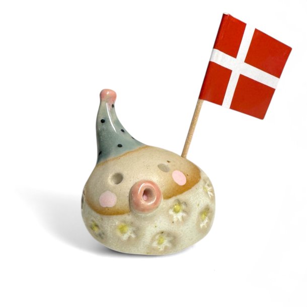 Festoriginal - keramikfigur - Flagbrer