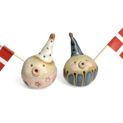 Festoriginal - keramikfigur - Flagbrer