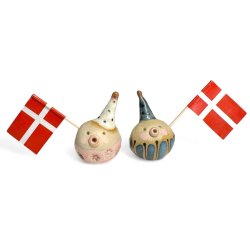 Festoriginal - keramikfigur - Flagbrer