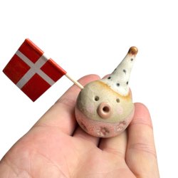 Festoriginal - keramikfigur - Flagbrer