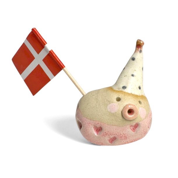 Festoriginal - keramikfigur - Flagbrer