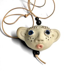 Hngehoved - keramik ophng - Viggo