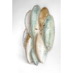 Bjergtinder- keramikrelief - pastel