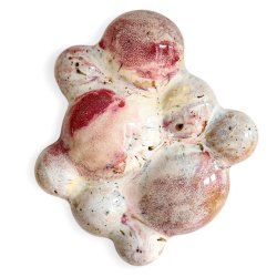 Bubbles - Keramik relief - Rosa nuancer