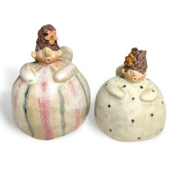 Kugleengel med hjt hr - lille - prik