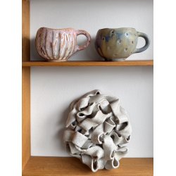 Krllet - keramik vgophng - Creme