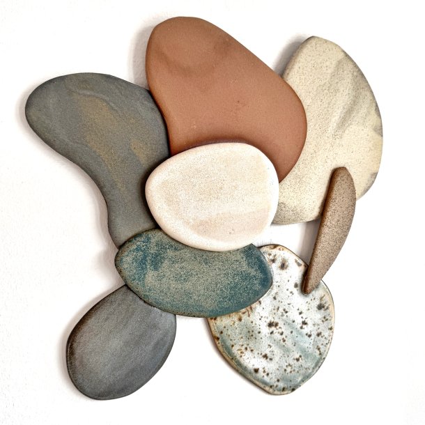 Fragmenter af en varde - Keramik relief