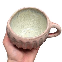 Stor hygge keramik kop - 10 - Rosa