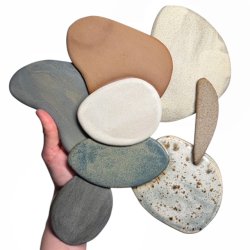 Fragmenter af en varde - Keramik relief