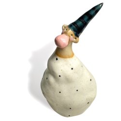 Svvende personlighed - Bubblegum klovn- Prik med bl hat