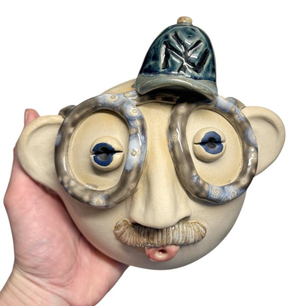 Hat og briller - keramik v�goph�ng - Otto