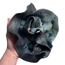 Stoflighed - Keramik relief - bl� #6