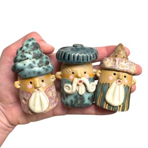 De tre vise m�nd - keramik s�t