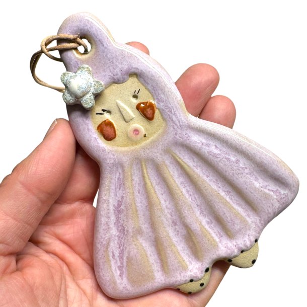 Lillemus - Keramik oph�ng - lilla