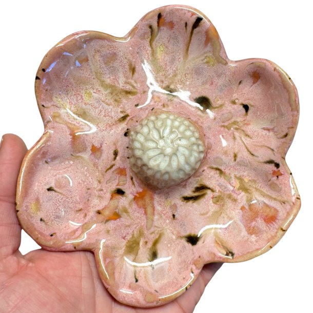 Blomst- Keramik v�goph�ng - Pink �15