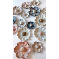 Blomst - Keramik v�goph�ng - Bl� �17